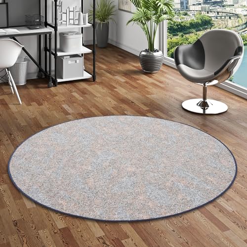 Snapstyle Schlingen Teppich Memory Grau Blau Meliert Rund in 7 Größen Snapstyle Schlingen Teppich Memory Grau Blau Meliert Rund in 7 Größen von Snapstyle
