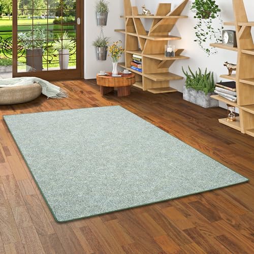 Snapstyle Schlingen Teppich Memory Grün Meliert in 24 Größen von Snapstyle