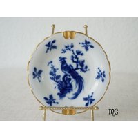 Vintage Seltene Porc. Limoges Blau Und Weiß Gold Getrimmt Fasan Vogel Auf Baum Kleiner Porzellan Teller Vintage Seltene Porc. Limoges Blau Und Weiß Gold Getrimmt Fasan Vogel Auf Baum Kleiner Porzellan Teller von MemoryOriginals