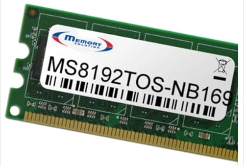 Memory Lösung ms8192tos-nb169 8 GB Modul-Schlüssel (Portable, Toshiba Tecra z40-a-182) von MemorySolution