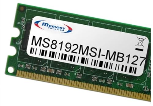 Memory Lösung ms8192msi-mb127 8 GB Modul Arbeitsspeicher – Speicher-Module (8 GB, PC/Server, Dual, MSI Z270, z270 m) von Memorysolution