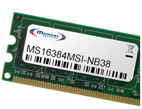 Memorysolution - DDR4 - Modul - 16 GB - SO DIMM 260-PIN - 2133 MHz / PC4-17000 - 1,2 V - ungepuffert - Non-ECC - für MSI GE62 Marke Memorysolution - DDR4 - Modul - 16 GB - SO DIMM 260-PIN - 2133 MHz / PC4-17000 - 1,2 V - ungepuffert - Non-ECC - für MSI GE62 Marke von Memorysolution