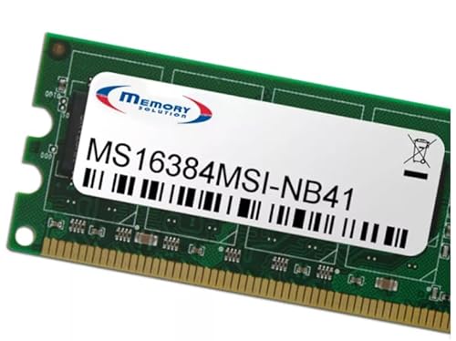 Memorysolution Memory Solution MS16384MSI-NB41 Speichermodul 16GB (MS16384MSI-NB41) Marke von Memorysolution