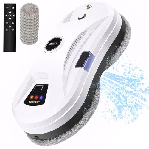 Memows Fensterputzroboter Automatischer Fensterputzer Elektrischer Fensterreiniger Roboter 5600PA, Intelligente Fensterroboter Fensterreinigungsroboter Fenstersauger mit Sprühfunktion Fernbedienung Memows Fensterputzroboter Automatischer Fensterputzer Elektrischer Fensterreiniger Roboter 5600PA, Intelligente Fensterroboter Fensterreinigungsroboter Fenstersauger mit Sprühfunktion Fernbedienung von Memows