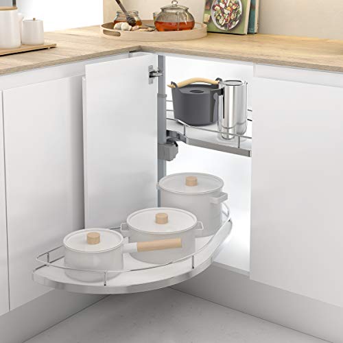 Abnehmbare Ablagen für Küchenecke, für Türbreite, 400 mm, Links von Menage Confort