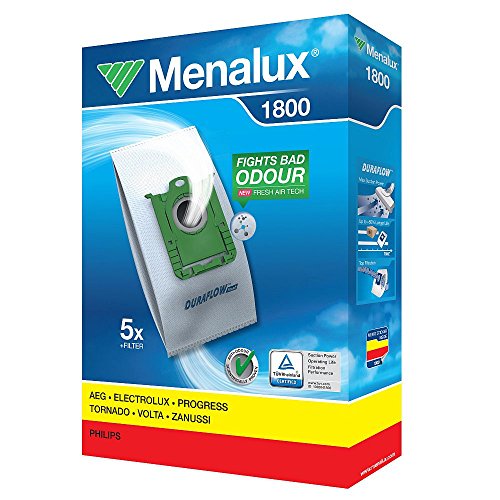 MENALUX 1800+1 FILTER,5xSTAUBBEUTEL+1FILTER ELECTROLUX ZE2200 bis 2299,EssensioZEO 5400 bis 5499,Excellio Z5000 bis 5295,JetMaxx GreenZJG 6800 bis 6899 von Menalux
