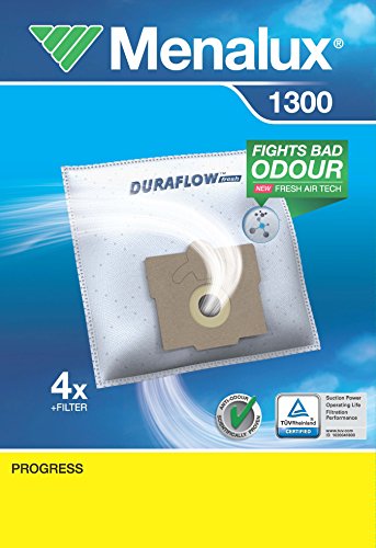Menalux 1300, 4 Staubbeutel für Progress, Weiß Menalux 1300, 4 Staubbeutel für Progress, Weiß von Menalux