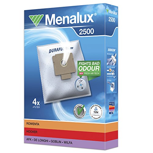 Menalux 9001961458 2500 Staubsaugerbeutel, Duraflow, weiß von Menalux