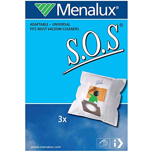 Menalux SOS-ST Staubbeutel, Kunststoff, Weiss/opulenter Garten von Menalux