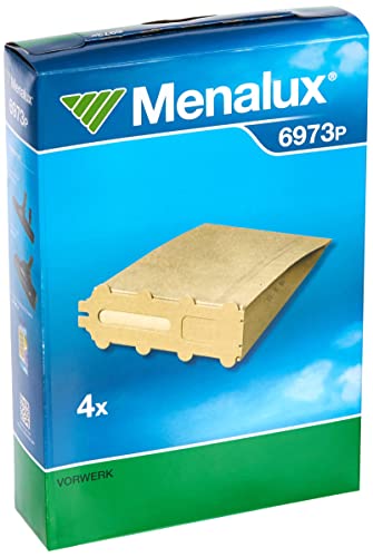 Menalux 6973 P 4 Staubbeutel/Papier/passend für Vorwerk Kobold/VK 135, VK 136 von Menalux