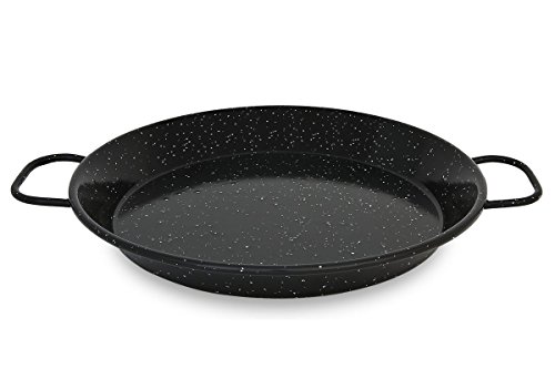 Menax - Paella Pfanne - Stahl Emailliert Antihaftbeschichtet - Durchmesser 28 cm von Menax