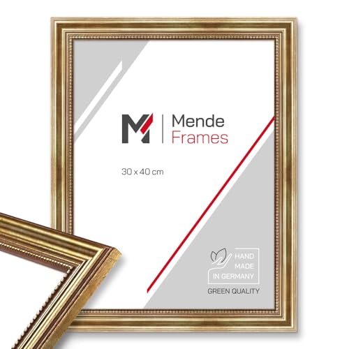 Mende Frames Bilderrahmen Antik 40x60cm I Farbe: Gold I Holzbilderrahmen I Fotorahmen I Goldener Barock Bilderrahmen I Made in Germany I V450 Mende Frames Bilderrahmen Antik 40x60cm I Farbe: Gold I Holzbilderrahmen I Fotorahmen I Goldener Barock Bilderrahmen I Made in Germany I V450 von Mende Frames