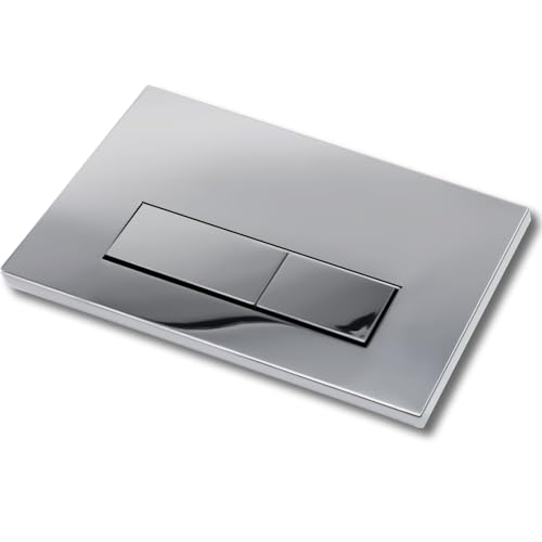 Mendorio WC Drückerplatte, kompatibel mit Geberit Sigma, UP300 & UP320 Serien Betätigungsplatten, Doppelspülung, Plattengröße 245 × 164 mm, ausgestattet mit Spülhebel-Set und Einbaurahmen.(Verchromt) Mendorio WC Drückerplatte, kompatibel mit Geberit Sigma, UP300 & UP320 Serien Betätigungsplatten, Doppelspülung, Plattengröße 245 × 164 mm, ausgestattet mit Spülhebel-Set und Einbaurahmen.(Verchromt) von Mendorio