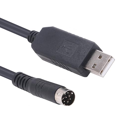 Mendouconert USB-Programmierkabel für Yaesu Cat 8 Pin FTDI kompatibel mit CT-62 FT-100 FT817 FT-857 FT-897 FT8-817ND FT-857D FT897D Mendouconert USB-Programmierkabel für Yaesu Cat 8 Pin FTDI kompatibel mit CT-62 FT-100 FT817 FT-857 FT-897 FT8-817ND FT-857D FT897D von Mendouconert