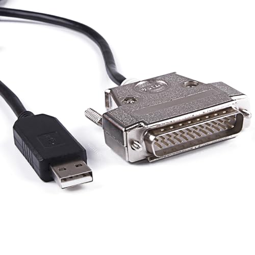 Mendouconert USB auf RS232 DB25 Serielles Adapterkabel für Fanuc CNC DNCLINK Konfiguration Kopiereinstellung (4,8 m) von Mendouconert