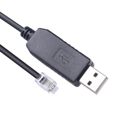 Serielles USB-Kabel für BRESSER EXOS 2 GOTO ASCOM Planetarium EQ Mount RJ9 RJ10 4P4C PC Raspberry Link auf Handset Steuerkabel Serielles USB-Kabel für BRESSER EXOS 2 GOTO ASCOM Planetarium EQ Mount RJ9 RJ10 4P4C PC Raspberry Link auf Handset Steuerkabel von Mendouconert