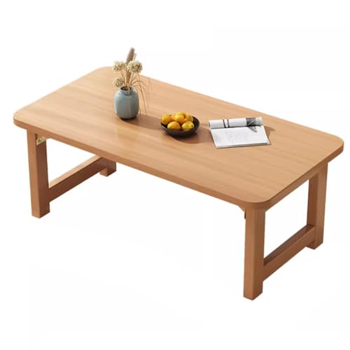 Klappbarer Tisch Wohnzimmer-Couchtisch Tragbarer Tisch Niedriger Esstisch Campingtisch Niedriger Bodentisch (S : 60x40x35cm) von Meng Wei shop