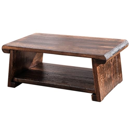 Niedriger Balkontisch Klappbarer Kleiner Tisch Kleiner Couchtisch Teetisch Aus Holz Meditationstisch Bodenstudiertisch (S : 80x40x33cm) von Meng Wei shop