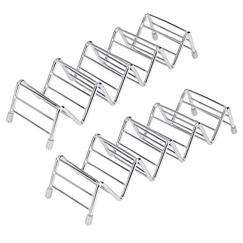 MengH-SHOP Taco Halter Ständer Edelstahl 4 Taschen Taco Rack Wellenform Food Ständer Küche Gadget Werkzeug für Harte Oder Weiche Shell Tacos Sandwiches 2 Stück MengH-SHOP Taco Halter Ständer Edelstahl 4 Taschen Taco Rack Wellenform Food Ständer Küche Gadget Werkzeug für Harte Oder Weiche Shell Tacos Sandwiches 2 Stück von MengH-SHOP