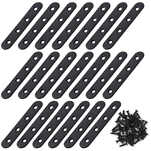 Winkelverbinder Flache Winkel Klammern Rechtwinkliges Edelstahl Ecke Klammer Möbel Flache Ecke Brackets mit Screws für Tabelle Stuhl Bücherregal 97*17mm Schwarz 20 Stücke Winkelverbinder Flache Winkel Klammern Rechtwinkliges Edelstahl Ecke Klammer Möbel Flache Ecke Brackets mit Screws für Tabelle Stuhl Bücherregal 97*17mm Schwarz 20 Stücke von MengH-SHOP