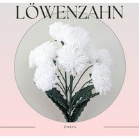 Pusteblumen Löwenzahn Häkelblumen Weiß Handgefertigte Valentinstagsgeschenk Bouquet Immergrün Blumenstrauß Für Immer von MengcraftCrochet