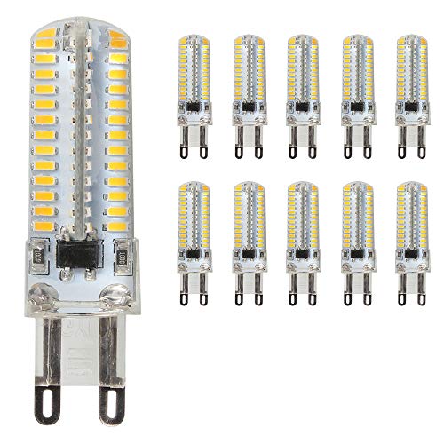 Mengjay® 10 x G9 104 SMD3014 Lampe 4 W Warm Weiß LED Kapsel LED Spot Leuchtmittel Lampe in Kristall Beleuchtung Lampe LED Strahler Lampe AC 220 V von Mengjay