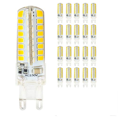 Mengjay® 20 Stück - Warmweiß 2.5W led lampen G9 LED 200-220LM Leuchtmittel 32 * 2835 SMD LEDs lampen Lampe AC200-240V von Mengjay