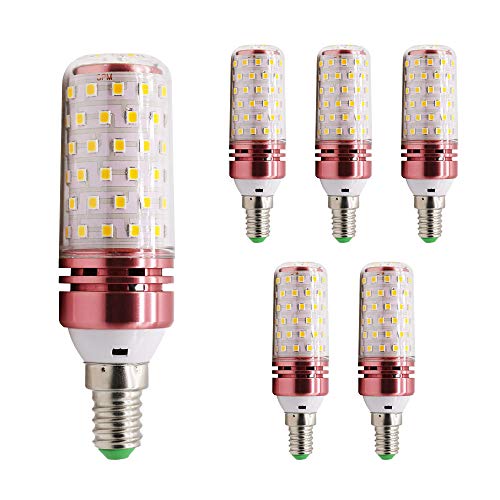 Mengjay® 5 Stück LED E14 Glühbirne 16W 1000LM ersetzt 120W, 3000K Warmweiß, nicht dimmbar, Kleine Edison-Schraube Kerze Leuchtmittel von Mengjay
