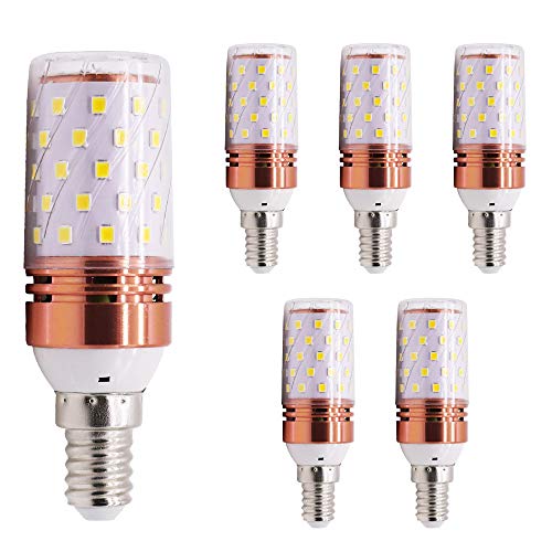 Mengjay® 5 Stück LED Mais Glühbirne E14 12W 100W Entspricht Glühbirnen Nicht dimmbar 2700-3000K Warmweiß 800lm Kleine Edison-Schraube Kerze Leuchtmittel von Mengjay
