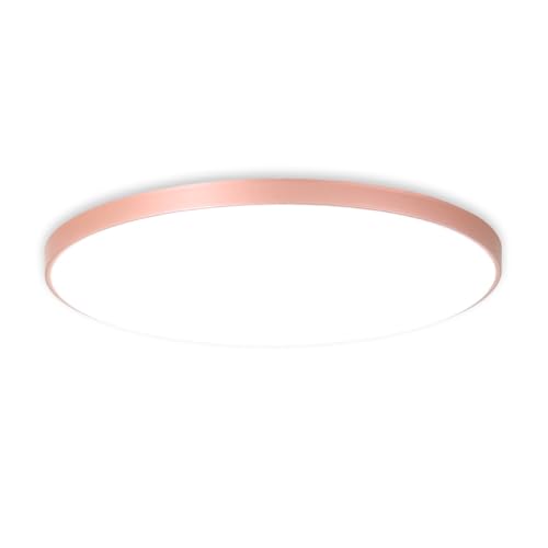 Mengjay Deckenlampe Led Deckenleuchte Flach Dimmbar, 3000K~6000K, 30W Ultra Dünn Rund Lampen Led Panel Deckenleuchte für Wohnzimmer Küche Kinderzimmer Badezimmer Balkon von Mengjay