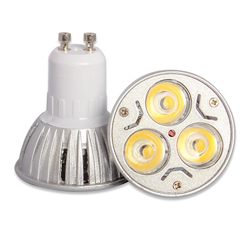 Mengjay GU10 LED Lampen Energiesparlampe 3W Ersatz für Halogenlampen 3000K Warmweiß 280 LM AC 85-265V - 1 Stück von Mengjay