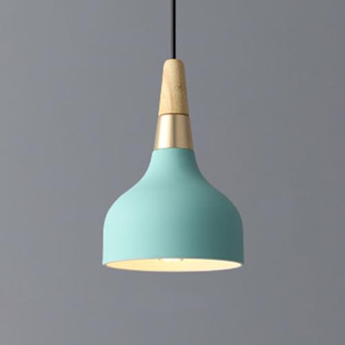 Mengjay Hängelampe Retro E27 Hängeleuchte Moderne Hut Deckenleuchte,Industrielle Pendelleuchte Deckenleuchte Hängend für Schlafzimmer Wohnzimmer Esstisch Küchenlampe Suspension Metall (Grün) von Mengjay