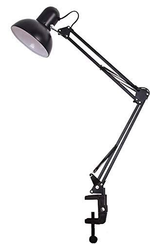 Mengjay Langarm Klapptischlampe Retro Eisen Tischlampe, industrielle Stil Schreibtischlampe, lernen Auge Lampe, Eisen Clip Basis von Mengjay