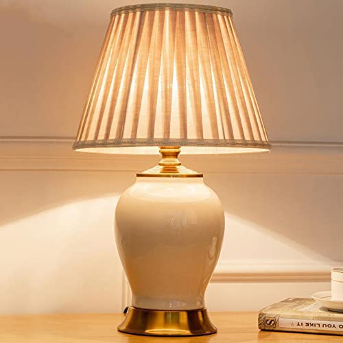 Mengjay Nachttischlampe tischlampe moderne, Schreibtischlampe vintage, E27, Perfekte warme Lichtdekoration für Schlafzimmer, Arbeitszimmer, Wohnzimmer von Mengjay