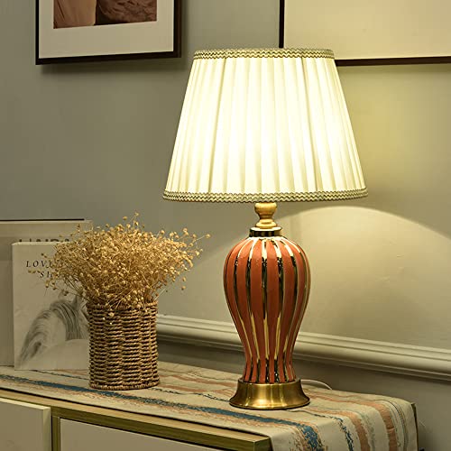 Mengjay Tischlampen E27, Lampshade Keramik Tischleuchte mit Schalter Retro Kreative Eingang Nachtlicht Schlafzimmer Arbeitszimmer Wohnzimmer Nachttischlampe runden Büro Nachtlampe Tischleuchten Mengjay Tischlampen E27, Lampshade Keramik Tischleuchte mit Schalter Retro Kreative Eingang Nachtlicht Schlafzimmer Arbeitszimmer Wohnzimmer Nachttischlampe runden Büro Nachtlampe Tischleuchten von Mengjay