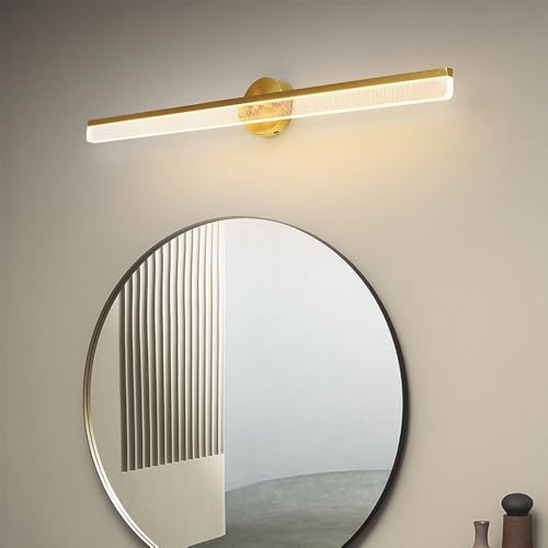 Mengjay Wandleuchte LED Innen Moderne,LED Spiegelleuchte Bad Spiegellampe,2 Farbtemperaturen Wandlampe, Badlampe für Keller Küche Badschrank Treppenhaus (Länge: 60cm) von Mengjay