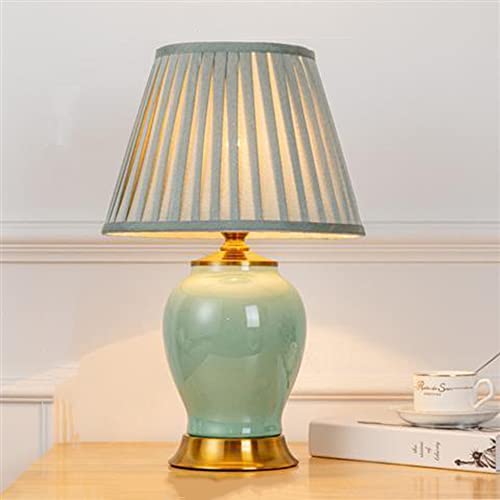 Tischlampen E27, Lampshade hochwertiger Keramik Tischleuchte mit Schalter Retro Kreative Eingang Nachtlicht Schlafzimmer Arbeitszimmer Wohnzimmer Nachttischlampe runden Büro Nachtlampe Tischleuchten Tischlampen E27, Lampshade hochwertiger Keramik Tischleuchte mit Schalter Retro Kreative Eingang Nachtlicht Schlafzimmer Arbeitszimmer Wohnzimmer Nachttischlampe runden Büro Nachtlampe Tischleuchten von Mengjay