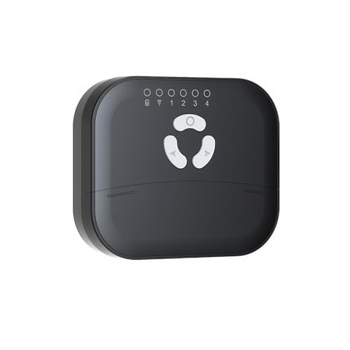 Mengshen Smart Sprinkler Controller 4-Zonen Automatik Bewässerungssteuerung für Gartenbewässerung App Steuerung WLAN Bewässerungssystem Kompatibel mit Alexa Google Home Auto Skip Rain von Mengshen