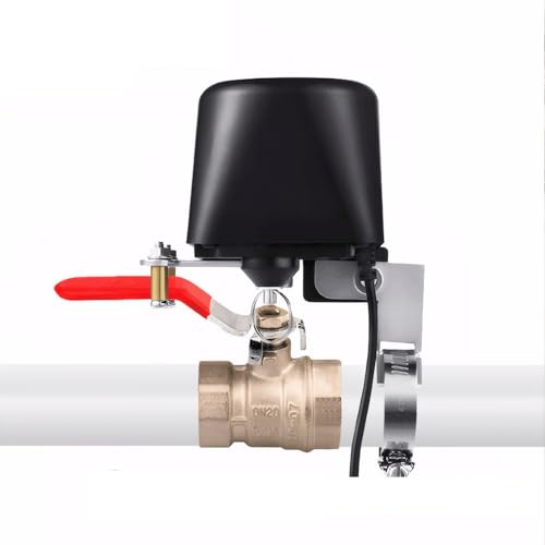 Mengshen Smart WiFi Wasserventil Wasserabschaltung WiFi Elektrisches Wasser Gasabsperrung Controller Fernbedienung über Tuya Smart Life App Kompatibel mit Alexa Kein Hub erforderlich von Mengshen
