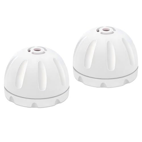 Mengshen Wasserleck-Sensor-Detektor 2er-Pack, Haus-Überschwemmungsalarm 100 dB Audio-Waschbecken-Überlaufmonitor Nasstropf-Warnung für Küche Badezimmer Wäscherei (Batterie enthalten) von Mengshen