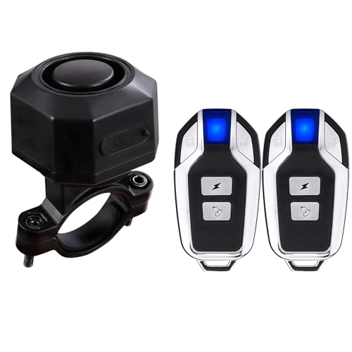 Mengshen Wiederaufladbare Fahrrad Alarmanlage mit 2 Upgrade Fernbedienungen 110dB Lauter Wasserdichter Anti Diebstahl Vibrationsalarm für Ebike Motorrad Fahrrad Scooter Auto Inklusive Ladekabel Mengshen Wiederaufladbare Fahrrad Alarmanlage mit 2 Upgrade Fernbedienungen 110dB Lauter Wasserdichter Anti Diebstahl Vibrationsalarm für Ebike Motorrad Fahrrad Scooter Auto Inklusive Ladekabel von Mengshen