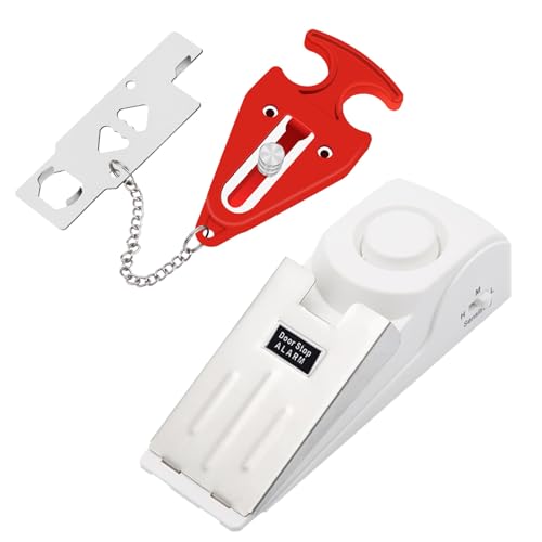Mengshen tragbare Türschloss Tür Stop Alarm 120dB Sirene Doppelte Sicherheit für zusätzliche Privatsphäre Sicherheit für Home Hotel Travel Mengshen tragbare Türschloss Tür Stop Alarm 120dB Sirene Doppelte Sicherheit für zusätzliche Privatsphäre Sicherheit für Home Hotel Travel von Mengshen
