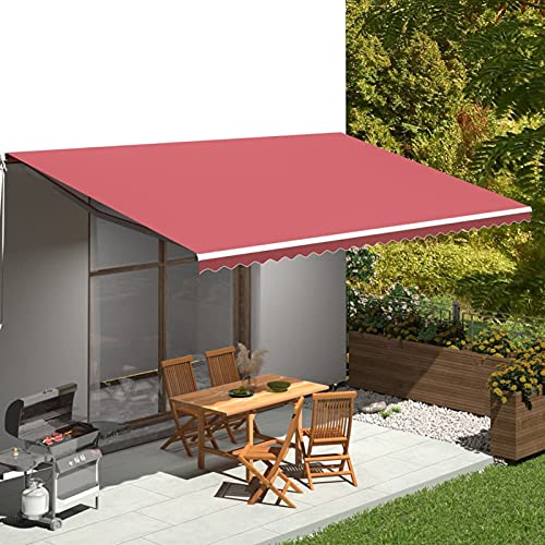 Mengtu Markisenbespannung Markisentuch Ersatz-Markisenstoff Ersatz-Bezug für Markise Markisenbespannung Sonnenschutz Ersatzstoff mit Volant ohne Rahmen Burgunderrot 6x3,5 m Garten Möbel Mengtu Markisenbespannung Markisentuch Ersatz-Markisenstoff Ersatz-Bezug für Markise Markisenbespannung Sonnenschutz Ersatzstoff mit Volant ohne Rahmen Burgunderrot 6x3,5 m Garten Möbel von Mengtu