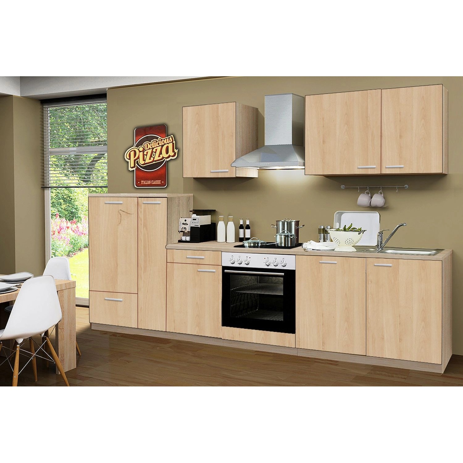 Menke Küchenzeile Classic 310  cm Sonoma-Eiche Nachbildung von Menke Classic