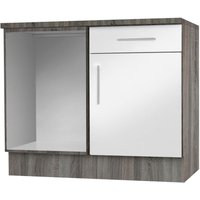 Eckunterschrank Judith weiß Hochglanz B/H/T: ca. 110x82x57 cm von Menke