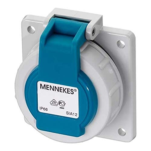 Anbaudose SCHUKO 16A2p+E 230V IP68 BL MENNEKES 17006 von Mennekes