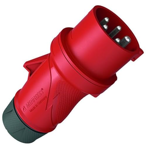 MENNEKES CEE Stecker Xtra R 16A 5p 6h 400V IP54 Rot Stecker von Mennekes