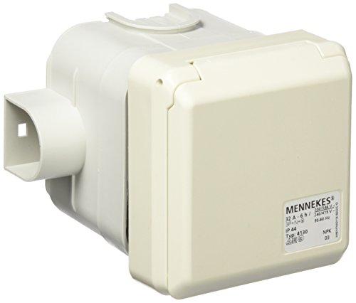 Mennekes (Unternehmen) 101100358 Basen in System cepex-th, Steckdosen CEE, 400 V, 50–60 Hz, 32 A, 5-polig, IP 44, 1 Paket von Mennekes