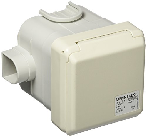 Mennekes 101100357 Basen in System cepex-th, Steckdosen CEE, 400 V, 50–60 Hz, 16 A, 5-polig, IP 44, 1 Stück von Mennekes