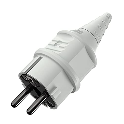 Mennekes 10749 Schuko Stecker 230V Schraubkontakt Stromstecker IP44 Netzstecker 4780 von Mennekes